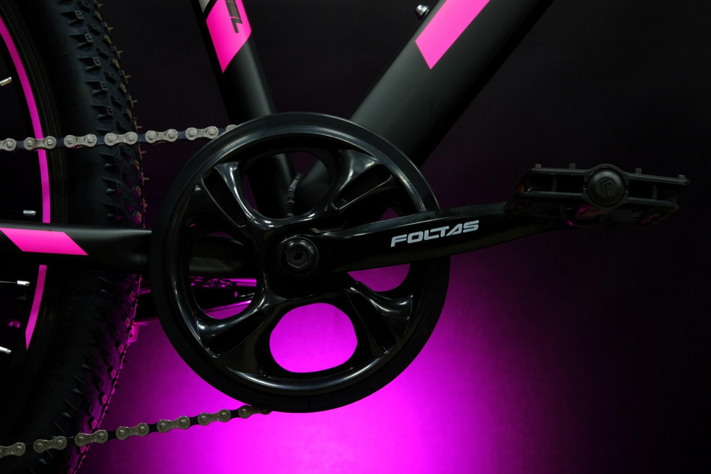 FOLTAS 26 Steel - 15р Чёрный/Розовый