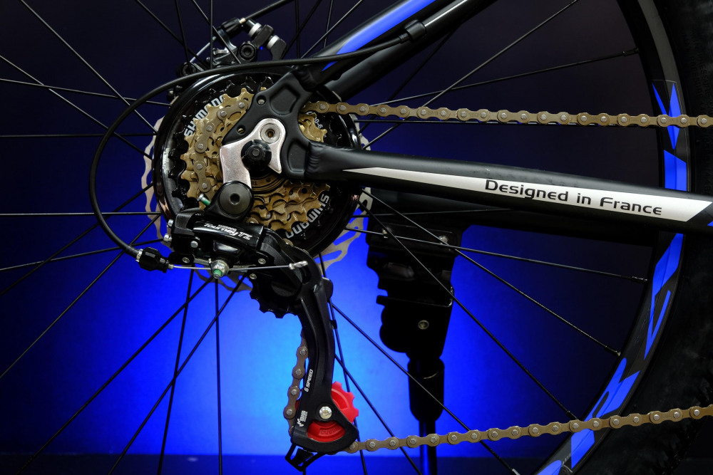 Lorak Race 26 Матовый Чёрный/Синий 15р (на рост 141-160)