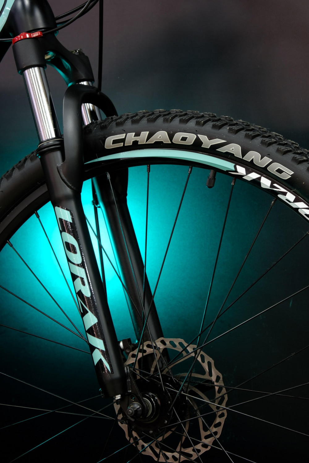 Lorak Glory 1000 Матовый Чёрный/Мятный рама 19 (на рост 171-182)