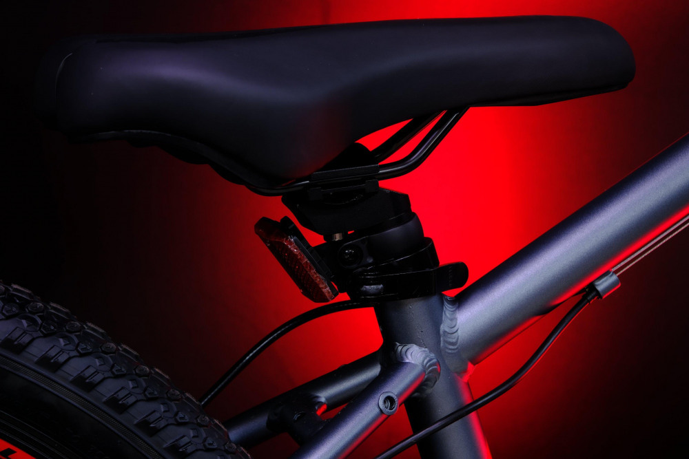 LORAK SHARK 24 BLACK Матовый Серый/Красный