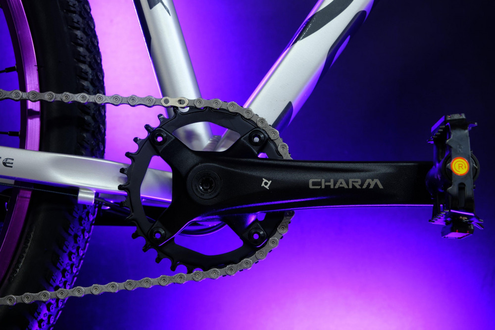 LORAK GLORY 400 9 sp Матовый Серебристый/Фиолетовый 19р (на рост 171-182)