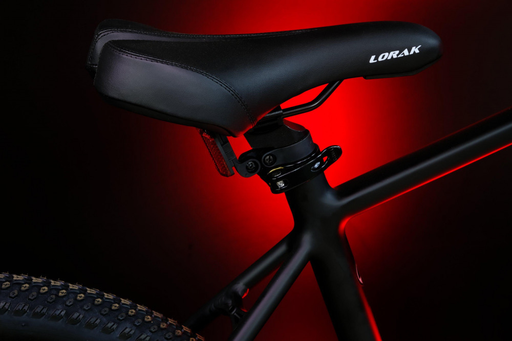 LORAK 2.0 8 sp Матовый Чёрный/Красный 19р (на рост 171-182)