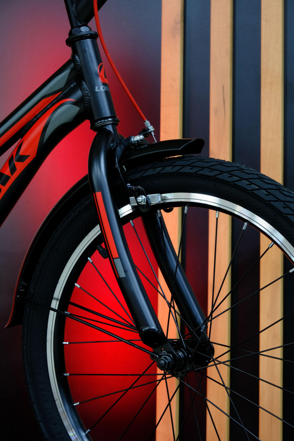 Lorak Junior 20 Boy Матовый Чёрный/Красный